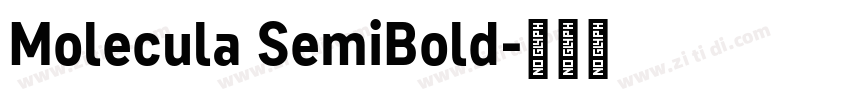 Molecula SemiBold字体转换